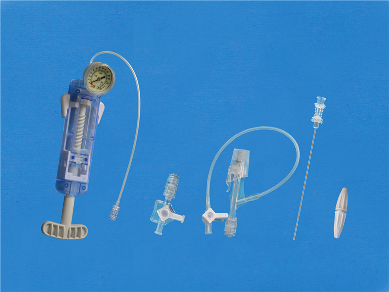 Disposable inflation device kits F type with C26 Y connector kits